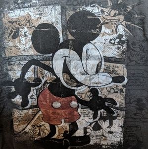 Mickey Mouse Vintage Comic Style Unisex Tee Shirt